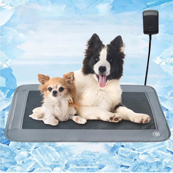 Electric⚡️ Non-Slip & Auto Power Off 3 Airflow Levels Cooling❄️Mat for Dogs🐕 - Picture 1 of 8